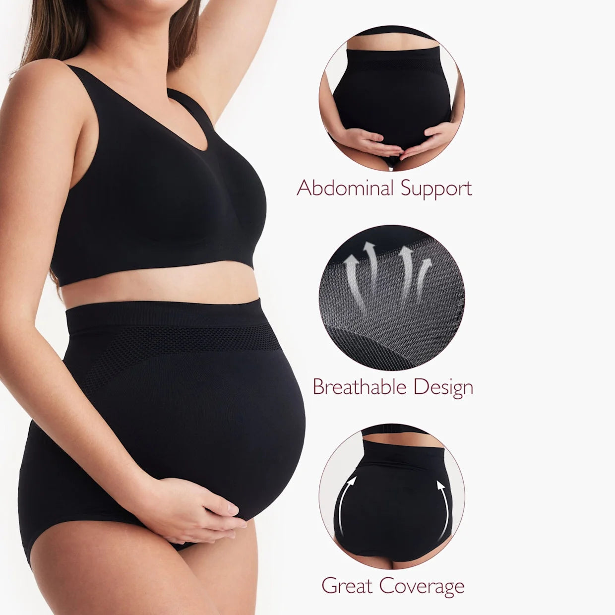 Lace Comfort Maternity Briefs